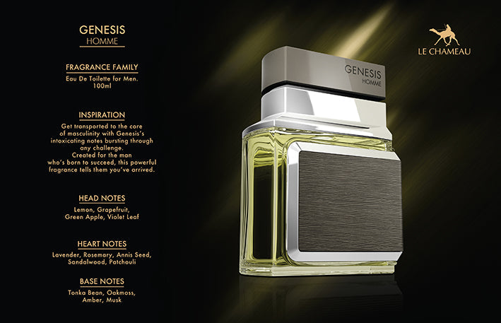 Le Chameau Genesis Pour Homme Citrus Aromatic Eau de Toilette 100ml