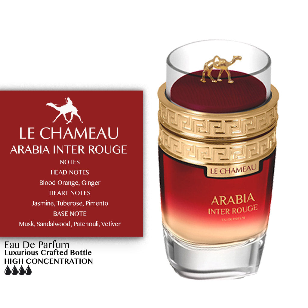 Le Chameau Arabia Inter Rouge Sensual Floral-Spice Eau de Parfum 100ml