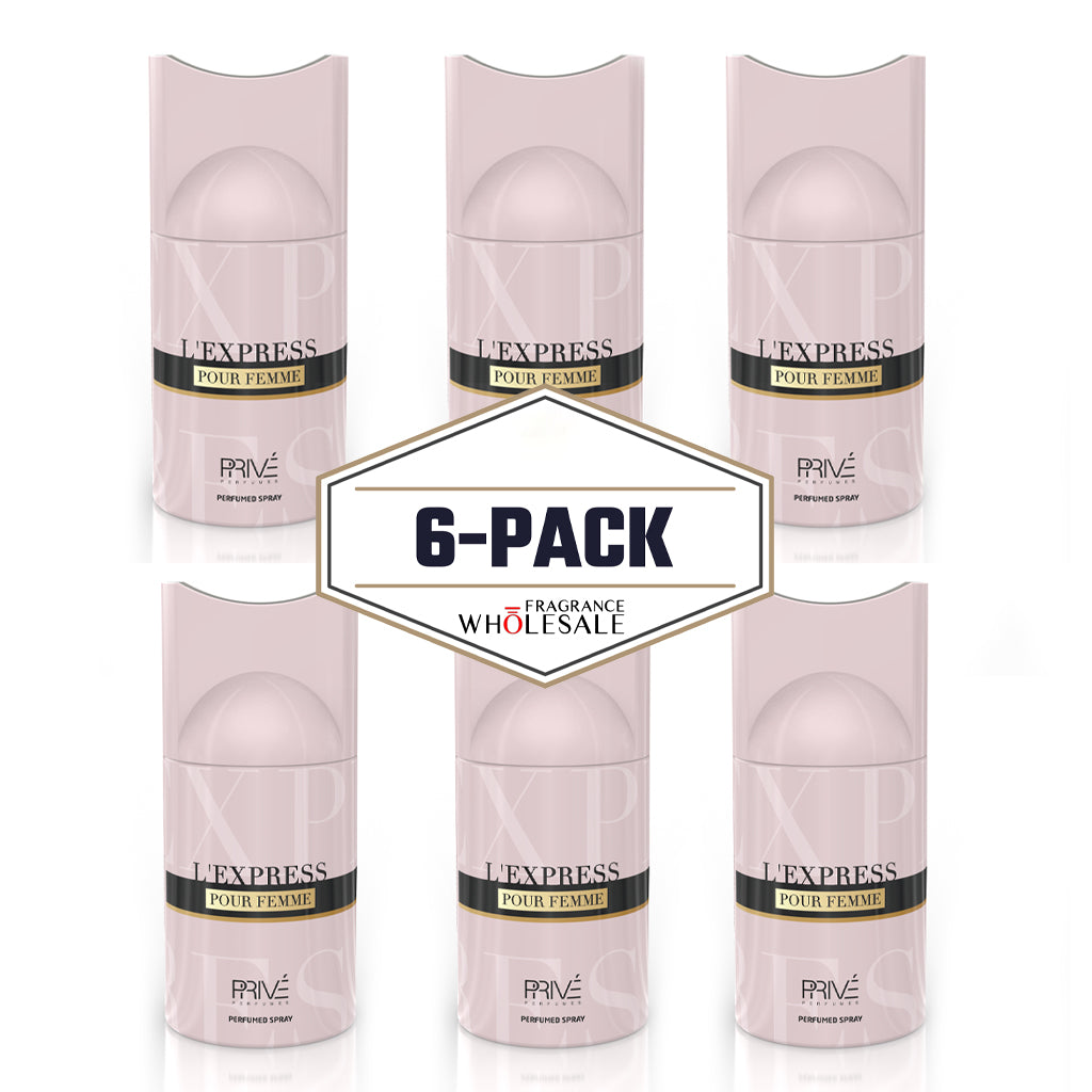 PRIVE L'Express Luminous Peach and Raspberry Fruit Floral Perfumed Deodorant 250ml