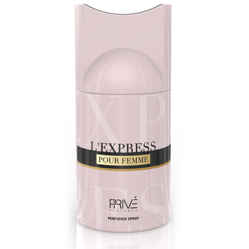 PRIVE L'Express Luminous Peach and Raspberry Fruit Floral Perfumed Deodorant 250ml
