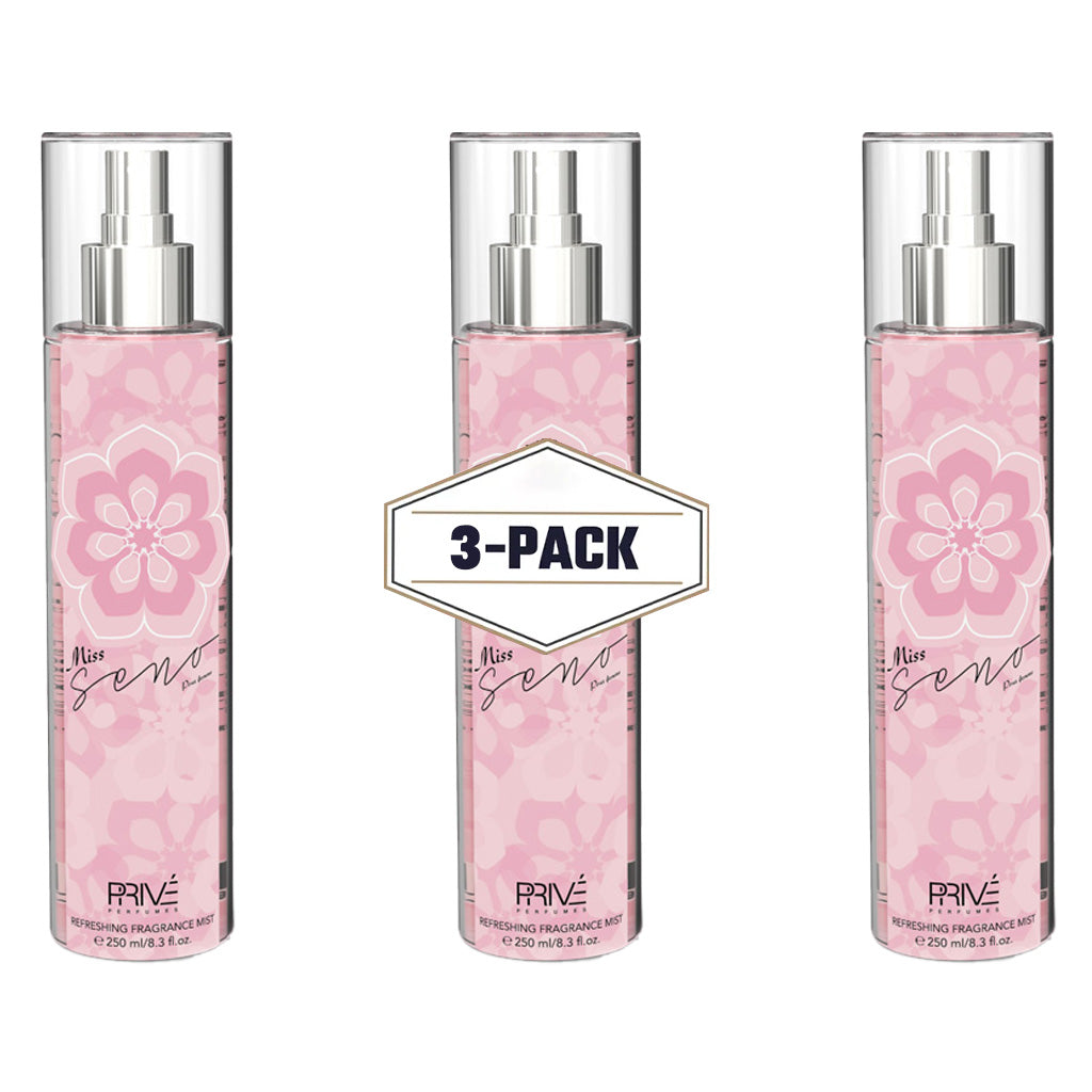 PRIVE Miss Seno Pour Femme Luminous Floral Woody Body Mist 250ml