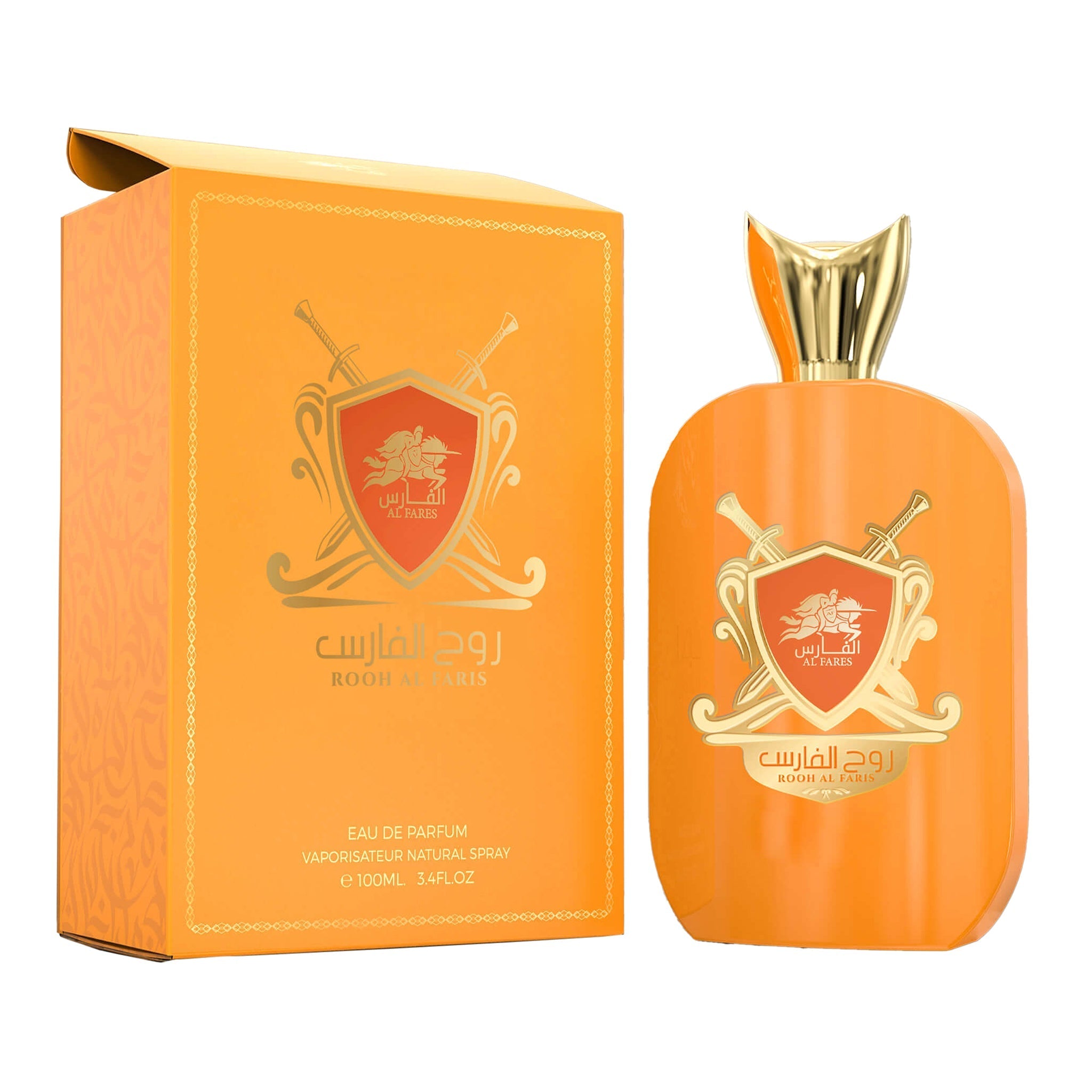 Al Fares Rooh Sparkling Citrus Fruity-Spiced Warm Vanilla Amber Eau de Parfum 100ml