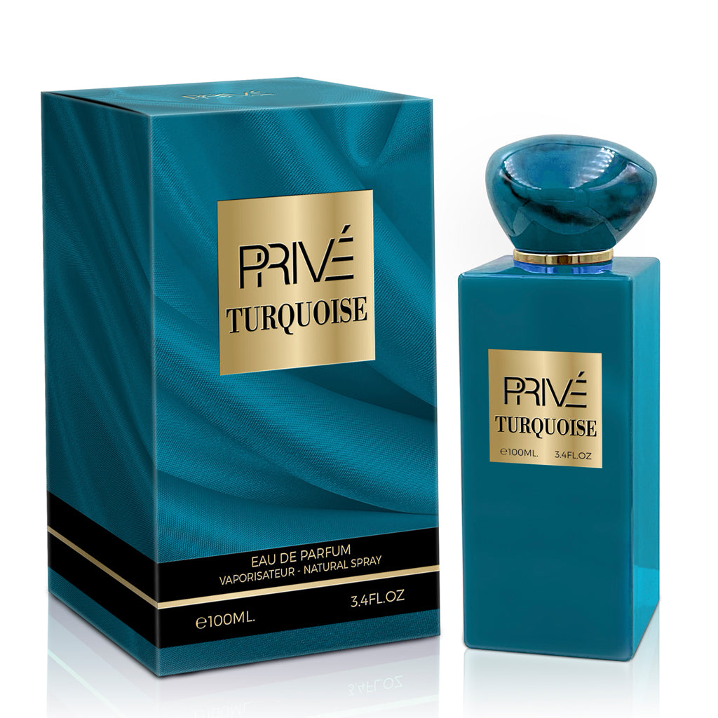 PRIVE Turquoise Unisex Eau de Parfum Aromatic Marine Spicy Floral 100ml