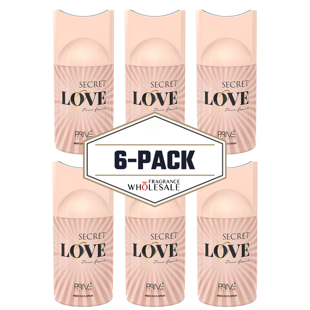 PRIVE Secret Love Delicate Romantic Floral Fragrance Deodorant Spray 250ml
