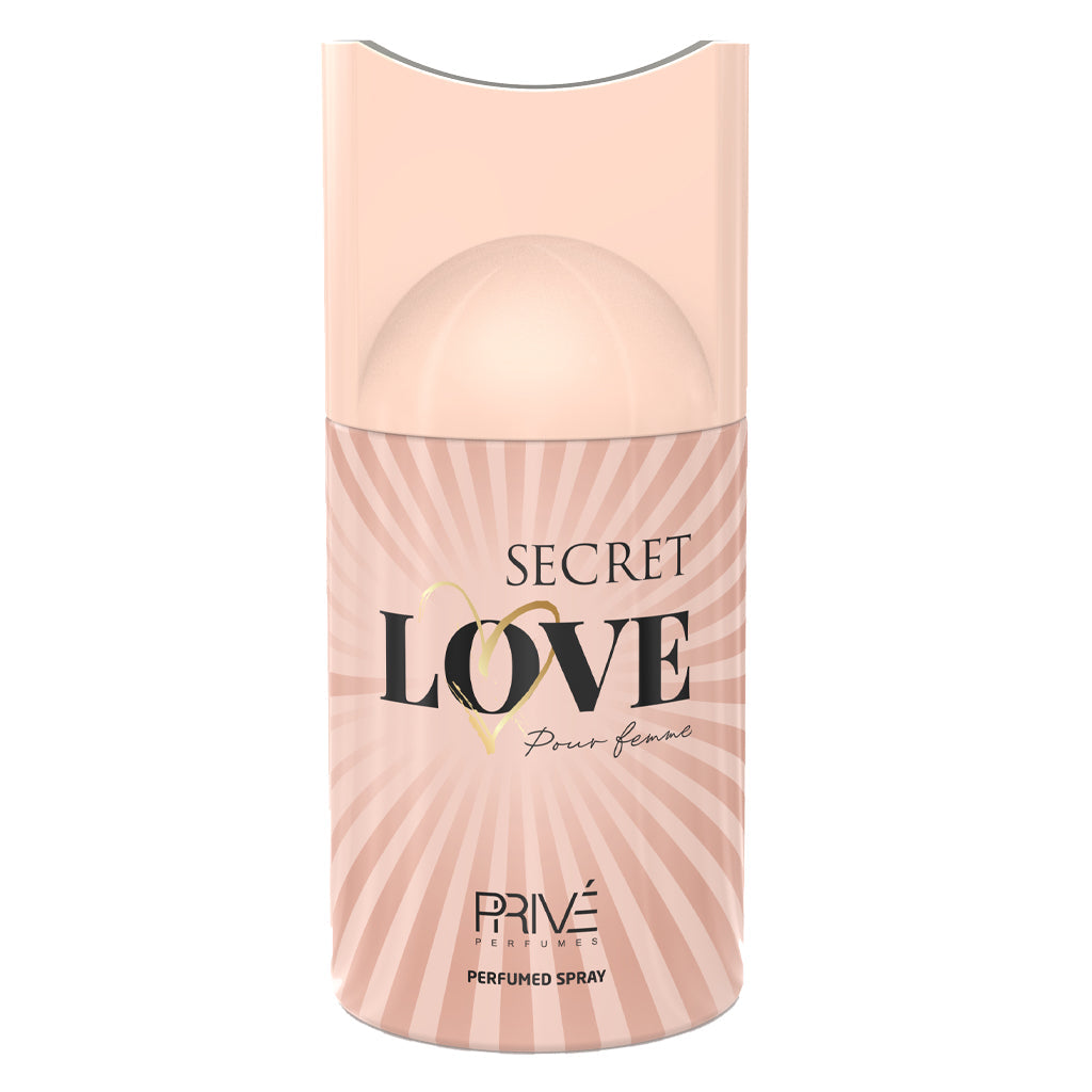 PRIVE Secret Love Delicate Romantic Floral Fragrance Deodorant Spray 250ml