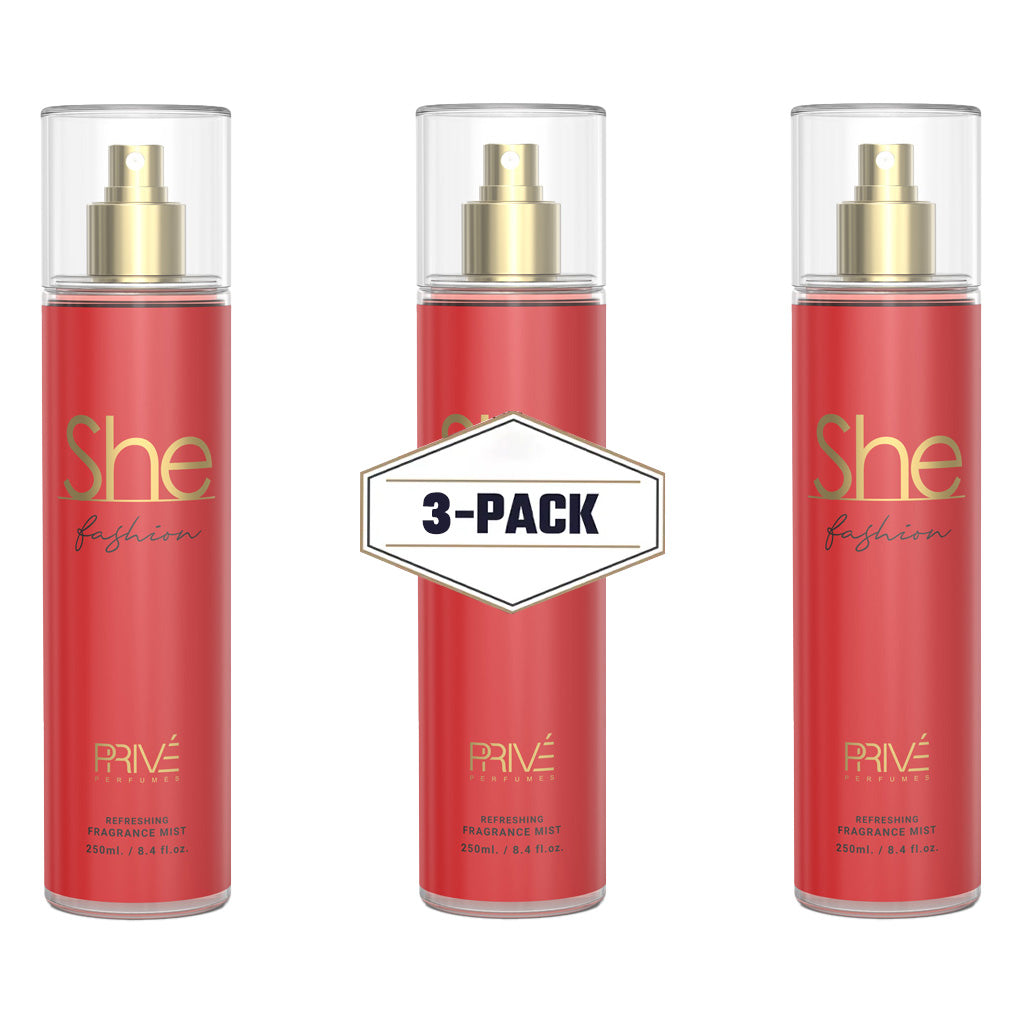 PRIVE She Fashion Bright Gourmand Floral-Fruity Body Mist 250ml
