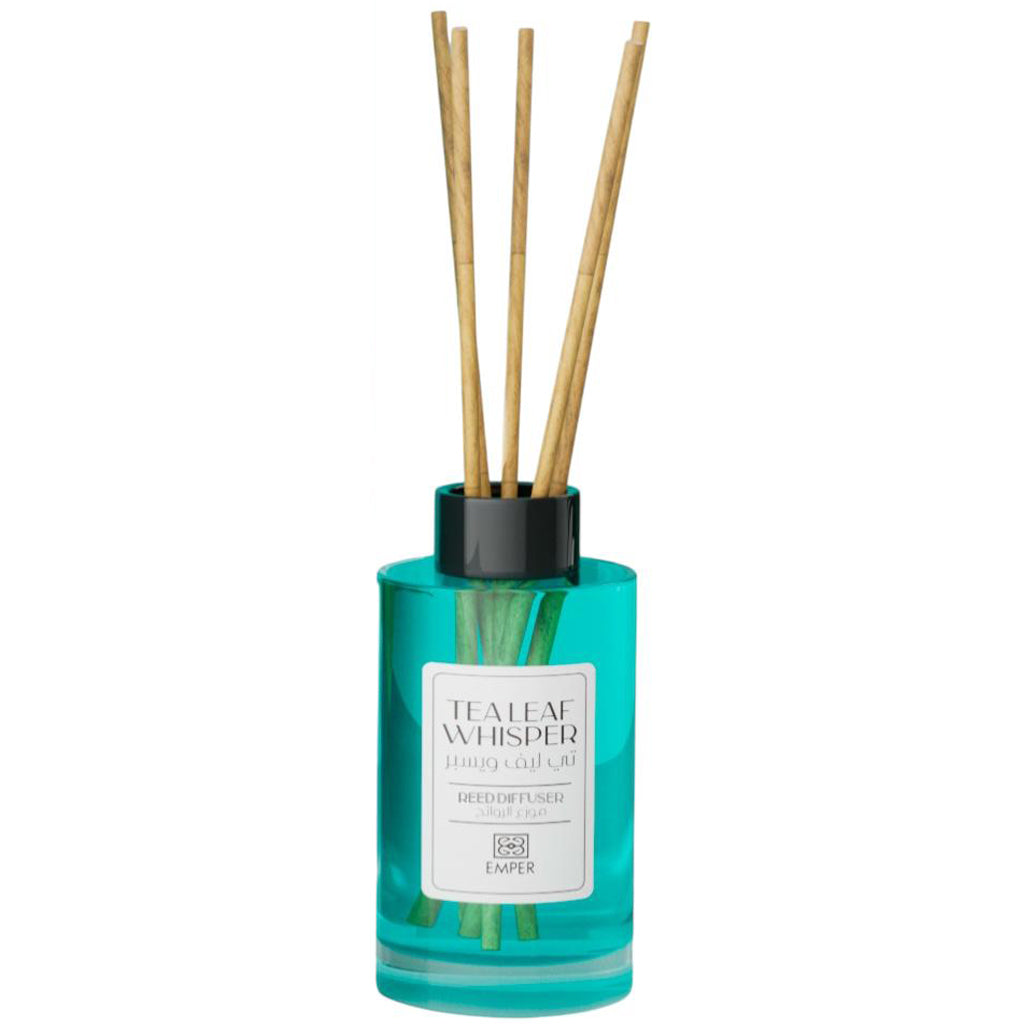 EMPER Tea Leaf Whisper Fresh Tea and Green Herb Luxury Reed Diffuser 100ml